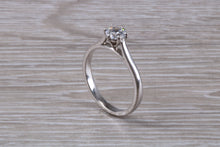 Load image into Gallery viewer, Classic six claw Certified Diamond Solitaire