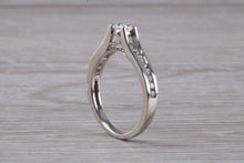 Load image into Gallery viewer, Dressy Diamond set Platinum Engagement Ring