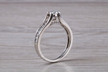 Load image into Gallery viewer, Dressy Diamond set Platinum Engagement Ring