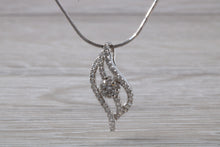 Load image into Gallery viewer, Dressy Diamond set 18ct White Gold Necklace