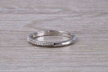 Load image into Gallery viewer, Double Edge set Diamond Eternity Ring