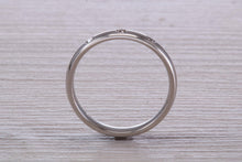 Load image into Gallery viewer, 3.50 mm Wide Diamond set Platinum Wedding Band