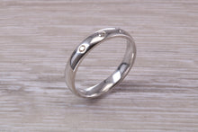Load image into Gallery viewer, 3.50 mm Wide Diamond set Platinum Wedding Band