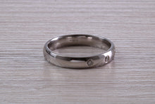 Load image into Gallery viewer, 3.50 mm Wide Diamond set Platinum Wedding Band
