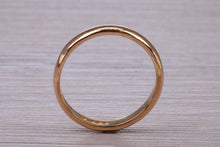 Load image into Gallery viewer, 3 mm Wide 22ct Yellow Gold Traditional D Profile Wedding Band