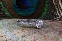 Load image into Gallery viewer, 1.20 carat Certificated Diamond set Platinum Engagement Ring