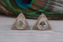 Load image into Gallery viewer, Old cut and Rose cut Natural Diamond set Studs Earrings