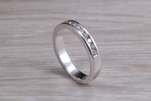 Load image into Gallery viewer, Quarter carat Round cut Diamonds Channel set Ring