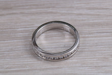 Load image into Gallery viewer, Half carat Round cut Diamonds Chanel set Ring, Available in your Choice of Precious Metals