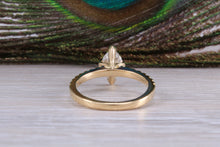 Load image into Gallery viewer, Marquise cut Diamond set 18ct Yellow Gold Engagement Ring