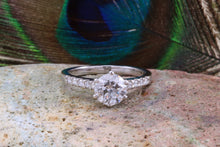 Load image into Gallery viewer, 1.20 carat Certificated Diamond set Platinum Engagement Ring