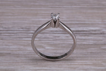 Load image into Gallery viewer, Simple and Dainty Diamond set White Gold Solitaire