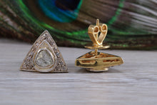 Load image into Gallery viewer, Old cut and Rose cut Natural Diamond set Studs Earrings