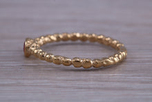 Load image into Gallery viewer, Very Dainty Ruby set Yellow Gold Ring