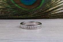 Load image into Gallery viewer, Quarter carat Round cut Diamonds Channel set Ring