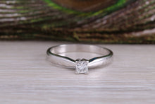 Load image into Gallery viewer, Simple and Dainty Diamond set White Gold Solitaire