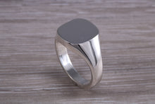 Load image into Gallery viewer, Family Crest Engraved Heavy and Chunky Signet Ring, Available in Your Choice of Precious Metals