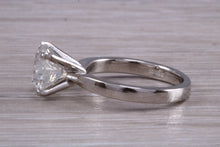 Load image into Gallery viewer, Two carat Forever One Moissanite Diamond Solitaire