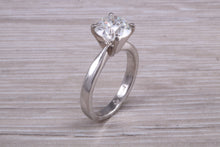 Load image into Gallery viewer, Two carat Forever One Moissanite Diamond Solitaire