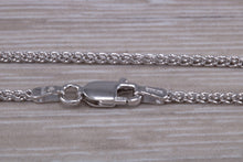 Load image into Gallery viewer, Emerald and Diamond Halo set 18ct White Gold Necklace