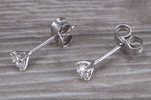 Load image into Gallery viewer, Simple Everyday Wear Diamond Solitaire Stud Earrings