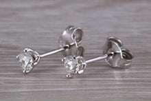 Load image into Gallery viewer, Simple Everyday Wear Diamond Solitaire Stud Earrings