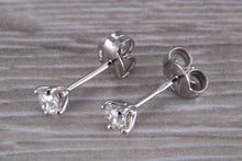 Load image into Gallery viewer, Simple Everyday Wear Diamond Solitaire Stud Earrings