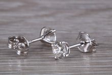 Load image into Gallery viewer, Timeless Diamond Solitaire Stud Earrings