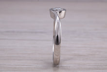 Load image into Gallery viewer, Rub Over Certified Diamond set Twist Shank Solitaire