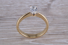 Load image into Gallery viewer, Classic Emerald cut Certified Diamond Solitaire