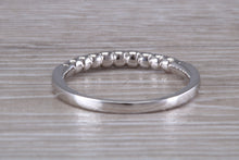 Load image into Gallery viewer, Half Circle Diamond set White Gold Band