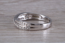 Load image into Gallery viewer, Diamond Crossover set White Gold Ring