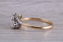 Load image into Gallery viewer, Half carat Diamond set Trilogy on a Twist Shank Ring