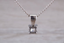 Load image into Gallery viewer, Simple Diamond Solitaire set White Gold Necklace