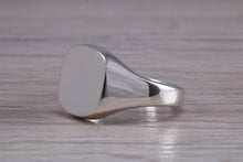 Load image into Gallery viewer, Family Crest Engraved Heavy and Chunky Signet Ring, Available in Your Choice of Precious Metals