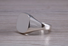 Load image into Gallery viewer, Heavy and Chunky Signet Ring, Available in Your Choice of Precious Metals, British Hallmarked