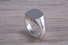 Load image into Gallery viewer, Family Crest Engraved Heavy and Chunky Signet Ring, Available in Your Choice of Precious Metals