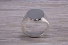 Load image into Gallery viewer, Family Crest Engraved Heavy and Chunky Signet Ring, Available in Your Choice of Precious Metals