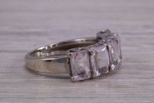 Load image into Gallery viewer, Five stone Morganite set White Gold Ring