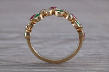 Load image into Gallery viewer, Multi Gemstone set Yellow Gold Ring