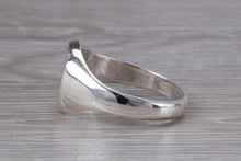 Load image into Gallery viewer, Prince of Wales Feathers Signet Ring, Made From Solid Cast Silver