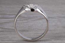 Load image into Gallery viewer, Prince of Wales Feathers Signet Ring, Made From Solid Cast Silver