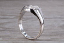 Load image into Gallery viewer, Prince of Wales Feathers Signet Ring, Made From Solid Cast Silver