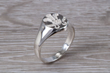 Load image into Gallery viewer, Prince of Wales Feathers Signet Ring, Made From Solid Cast Silver
