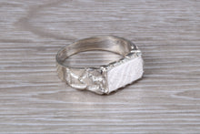 Load image into Gallery viewer, Rectangle Patterned Signet Ring
