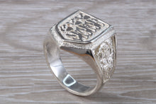 Load image into Gallery viewer, England Foot Ball Team Signet Ring, Made from solid cast Silver