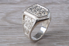 Load image into Gallery viewer, England Foot Ball Team Signet Ring, Made from solid cast Silver
