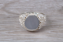 Load image into Gallery viewer, Chunky Oval Faced Signet Ring In Your Choice of Metal
