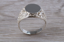 Load image into Gallery viewer, Chunky Oval Faced Signet Ring In Your Choice of Metal