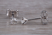 Load image into Gallery viewer, Simple Everyday Wear Diamond Solitaire Stud Earrings